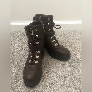 SOLD Used GUESS Lace-Up Moto Boots